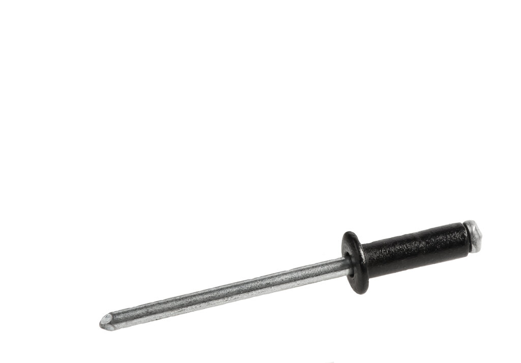PolyGrip rivets deep black | alu/stainless | 4.8 x 10 mm - GESIPA